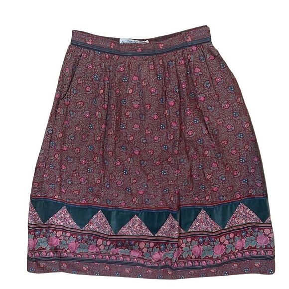 Vintage Vicki Lynn Bardon Suttles & Seawinds Limited Asymmetrical Midi Dress - Picture 6 of 9